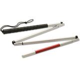 Ambutech Fibergls 4-Sec. Folding Cane-Pencil- 48in