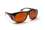 Solar Shield Glasses, Amber, Large