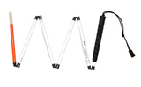 52"- 6 Sections Aluminum Folding Mobility Cane, Pencil Tip